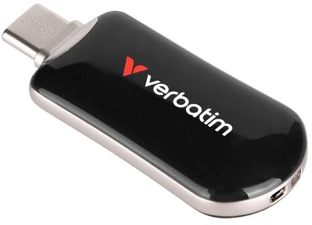 Verbatim Plectra 30226 - Unidad Flash USB USB-C (256 GB), Color Negro