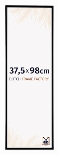 Dutch Frame Factory - Marco foto 37,5x98 cm Negro Mate - Plástico | Marco de foto, Cristal acrílico antirreflejos, Montaje en pared, Apta para fotos, pósteres o puzles, Made in Holland