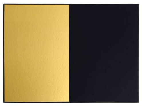 LIGIGWASH Pannello Riflettente per Fotografia A3 Pieghevole in Cartone Spesso 3 Lati Colorati Nero Bianco Oro Accessorio Fotografico per Studio Natura Morta e Gioielli Controllo Luce