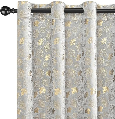 CYCMACO Tende Velluto Oscuranti Per Interni 2 Pezzi, 140x280cm，Tende Termica Isolante, Tenda Moderne Anti-Rumore, Tenda Con Occhielli, Per Camera Da Letto E Soggiorno, Beige