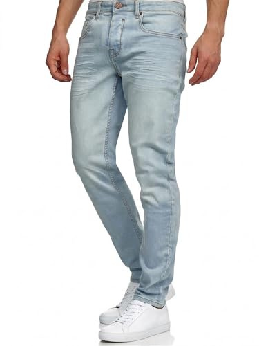Tazzio - Herrjeans, slim fit, stretchjeans, 16533 svart, Ljusblå, 30W / 34L