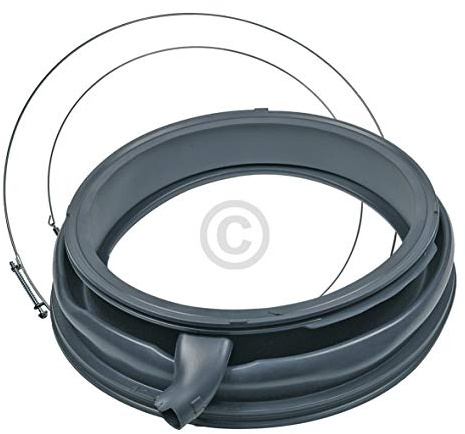 BSH 00772659 - Manicotto per porta in gomma con 2 anelli di serraggio per lavatrice con caricamento frontale