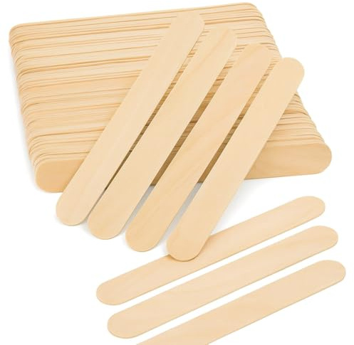TNBL Lot de 50 spatules jetables en bois pour épilation à la cire