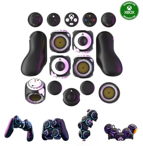ByoWave Proteus Controller Kit – Modular Gaming Controller with 15+ Interchangeable Parts, Custom Remapping & LED Lighting – Works with PC, Steam Deck & Xbox Series X|S – Lithos Collection Limited Edition