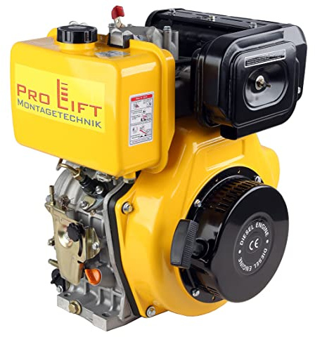 Pro-Lift-Montagetechnik Dieselmotor 10PS Handstarter 7,2kW Stromerzeuger Rüttelplattenmotor GoKart Minitraktor