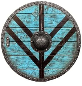 Bouclier viking avec bouclier Legartha Maiden Viking Bleu