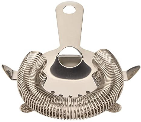 Alvinlite Hawthorne Passoire à Cocktail Passoire à Barre en Acier Inoxydable Passoire à Boisson Robuste avec 100 Outils de Barman Professionnel à Ressort en Fil