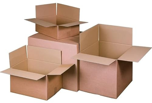 karton-billiger | Cartons pliants d'expédition Fefco 0201 (295x195x190mm, 50)