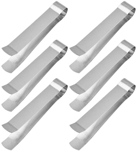 VALICLUD Tagliasiepi per Spegnicandele in Acciaio Resistente, Set 6 Pezzi Pinzette per Stoppini Candele, Trimmer per Candele Compatto, per Casa, Matrimoni e Uffici
