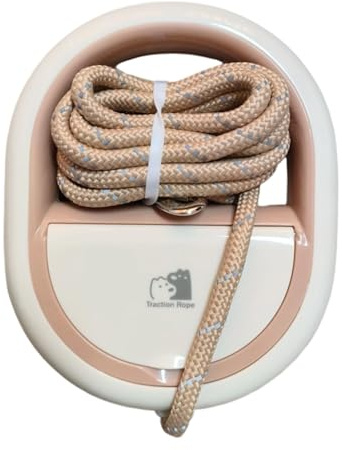 perfk Dog Leash Pet Traction Rope Reflective Walking Pet Walking Leash for Jogging, Brown 1.5m