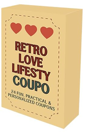 Wimnqie Coupon Book Per Voi | 24 Pezzi Coupon Book Per Coppia,Set di Carte Romantiche Per Coppie,San