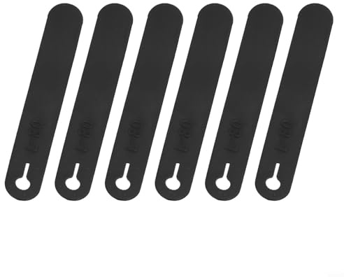 Paquete de 6 bandas de goma para motocicleta, organizador de arnés de cableado, bridas de goma elásticas con diseño antiendurecimiento, se adapta a motocicletas