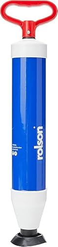 APXB Blast Waste Pipe Unblocker Blockage Plumbing Plunger Sink High Pressure - Clean Drains Without Chemicals Basin Bath Shower Pipes White
