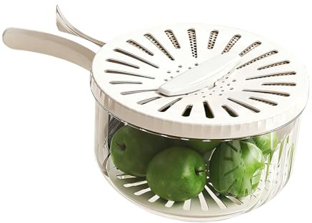 per il lavaggio della frutta - scolapasta per verdure 2 in 1,contenitore per scolare frutta, per cucina casa ristorante appartamento dispensa cucina