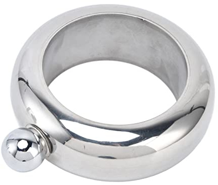 Annadue Brazalete de Petaca de Acero Inoxidable, Petacas de Vino para Llevar Bebidas, Pulsera de Petaca de Licor de 100 Ml con Embudo, Regalo de de Cadera