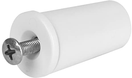Schellenberg 10260 Set da 4 tappi d'arresto avvolgibili, blocca tapparelle 24 x 39 mm incl. viti, bianco, 39 mm, Set di 4 Pezzi