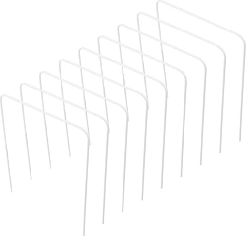 Milisten 9 Pack Heavy-Duty Croquet Wickets Replacement Set: 8.07 x 5.51 Metal Croquet Hoops - Weather-Resistant Wire Wickets for Outdoor Backyard Lawn Games & Family Gatherings