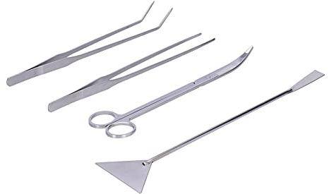 Aquarium Aquascape Tools Kit, Aluminiumlegering, Förhindra Skador, 4 St, för Rengöring Av Akvarium