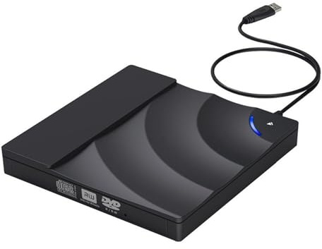 Lecteur Optique Externe Portable Haute Vitesse USB 3.0 CD DVD-RW, Lecteur De Disque Fin, Ordinateur De Bureau, Ordinateur Portable, Tablette, Lecteur DVD