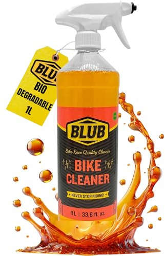 BLUB Bike Cleaner 1L | Spray Limpiador Bicicleta MTB, BMX y Carretera | Limpia Bicicletas, Kit Limpieza Bicicleta | Jabón Bicicletas | Limpiador multifuncional Multiclean | Spray limpiar bici mtb
