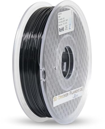 Z3D® FLEX TPU 1,75mm SCHWARZ 500g 3D Drucker Filament - hochwertig, flexibel & elastisch, stoßfest, abriebfest, leicht zu drucken, ideal für flexible Teile, Gummimodelle & Prototypen