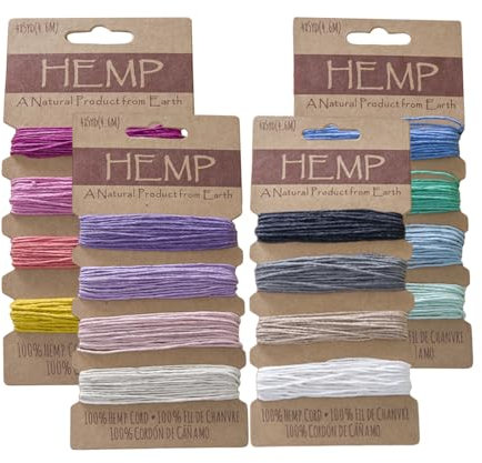 16 Farben Faden Schnur für Armbänder, Bunte Bastelschnur, Perlen Kordel für DIY Handwerk Schmuckherstellung Halsketten