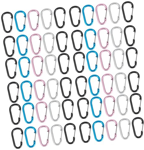Yardwe 3 Sätze Karabiner Wasserkocher Schnallen Outdoor-schlüsselanhänger Clips Zum Tragen Von Flaschen Clips Für Wasserflaschen Tragbare Flaschenhalter Aluminiumlegierung 10 Stück * 3