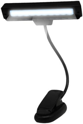 JOINPAYA Einstellbare Notenständerlampe Mit Praktischer Klemmvorrichtung Vielseitig Als Leselampe Und Schreibtischlicht Für Klavier Und Musiknoten Usb Und Batteriebetrieben