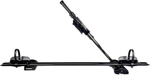 Portabicicletas Farad Pesio Black Edition 2025, universal, diseño negro mate, montaje rápido, compatible también con bicicletas eléctricas con marco de hasta 100 mm, homologado hasta 25 kg