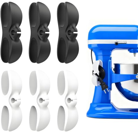 6 Pièces Organisateur de Cable, Organisateur Cable, Auto-Adhésif