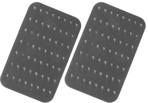 ULTECHNOVO Porta-Ganci da Pesca a Mosca in Schiuma Resistente 2 Pezzi Inserto Organizer Portatile per Scatola Attrezzi da Pesca Custodia Leggera per Ganci e Accessori all’Aperto