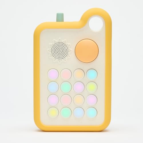 fabli - Lecteur Interactif Audio 0-10 Ans sans Écran | 40 Contenus Inclus | Jeux, Histoires, Musique, Aventures interactives | 16 Boutons Lumineux | Fabriqué au Canada