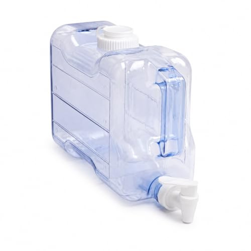TIENDA EURASIA - Dispensador de Agua y Bebidas para la Nevera - Dosificador de Grifo - Capacidad para 5,6 litros - 20 x 34 x 12 cm - Ideal para Mantener el Agua Fresquita (5,6 Litros)