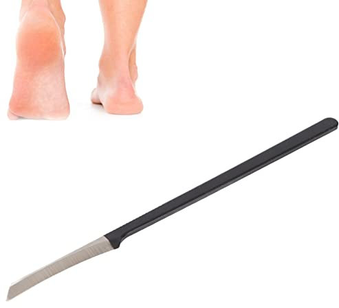 Pédicure Râpe à pied,Coupe Râpe À Pied Pédicure,pour Callosités dur Coupe cors Peaux dures et Mortes pied nettoyage,Rasoir Professionnel pour Callosités,Nettoyeur De Pieds En Acier Inoxydable,Noir