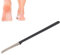 Pédicure Râpe à pied,Coupe Râpe À Pied Pédicure,pour Callosités dur Coupe cors Peaux dures et Mortes pied nettoyage,Rasoir Professionnel pour Callosités,Nettoyeur De Pieds En Acier Inoxydable,Noir
