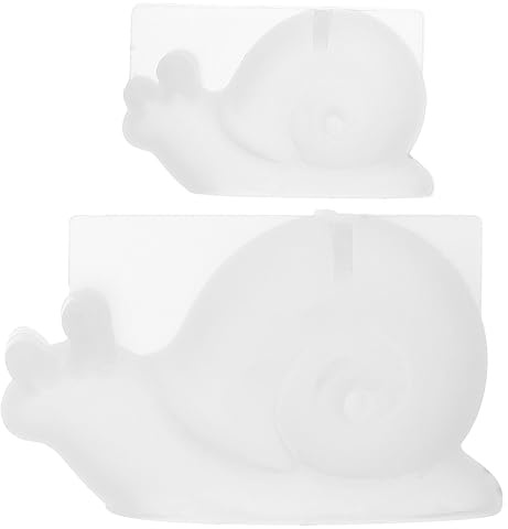 Yardwe Silikonform Schnecke 2 Stück Flexible Gussform Für Epoxidharz Basteln Waschbare Tierornamentform Für Heim- Und Gartendekoration 2.87X1.65X1.26 Zoll
