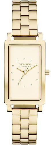 Skagen Hagen Damenuhr, Quarz-Dreizeigerwerk mit Edelstahl- oder Lederarmband