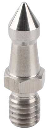 Kamerazubehör Edelstahlspikes für Stativ-Einbeinstative, Ideal für Weiches Gelände, Hohe Festigkeit und Leistung, Silber