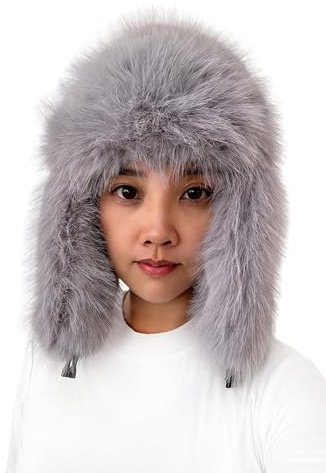 Lina & Lily Damen Winter Trappermütze Kunstpelz mit Ohrenklappen