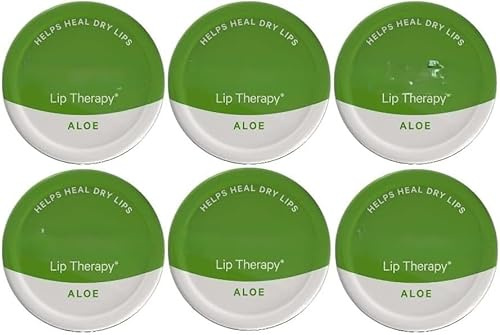 MM Lip Therapy Aloe Vera 20g – Pack of 6 | Soothing Lip Balm for Dry & Chapped Lips | Hydrating & Cooling Formula | Pocket-Sized Lip Care + Free Skincare Sample