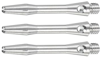 M METERXITY 3 Pack Tiges De Fléchettes en Aluminium 35mm Ton Argenté | Filetage 2BA Moyen, Pour Jeux De Fléchettes Sports De Fléchettes Divertissement Fête, Tiges De Fléchettes