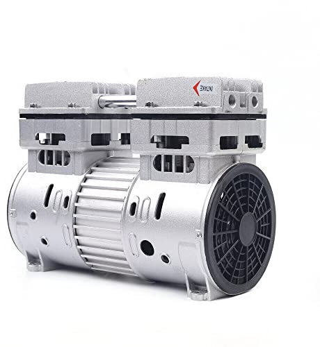 Loobiiny Compresseur d'air comprimé sans huile, moteur pour compresseur silencieux, compresseur d'air 750 W 8 bar