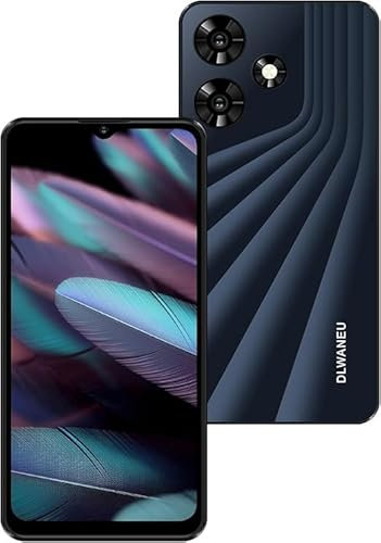 Smartphone Offerta Android 12 ,64GB+ 128GB Espandibile, Cellulare in Offerta con 6.56 FHD+, 5435mAh Ricarica Rapida, Fotocamere 18MP+8MP, Dual SIM 4G Telefoni Cellulari, WiFi/GPS/Face ID/OTG(Nero)