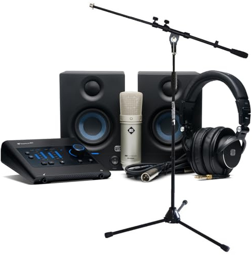 Presonus Quantum ES Ultimate Bundle Recording Set con soporte para micrófono Keepdrum