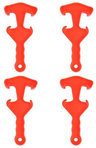 ABOOFAN Paquete de 4 Ganchos para Cubos Llave Universal para Manija de Tapa Herramienta para Cubos de Pintura