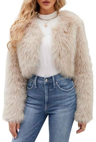 Abrigo De Vellón para Mujer, Chal De Piel Sintética, Chaqueta Bolero Corta, Abrigos Peludos De Invierno para Bodas, Capa Cálida Y Esponjosa para Vestidos, Abrigo Elegante para Mujer, Cárdigan, P