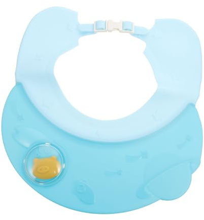 Toyvian Wasserdichte Badehaube Für Junge Mädchen Mit Visier Duschhaube Schutzhaube Ergonomisch Schnellverschluss Für Baden Oder Haarschneiden