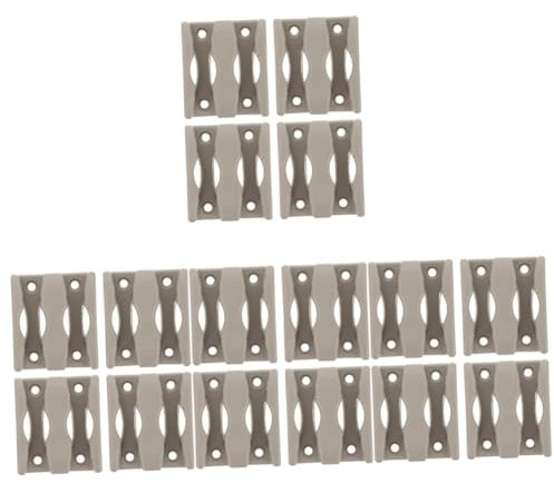 HOMSFOU 16pezzi Guide Inferiori Per Scorrevoli Per Doccia Fissaggio e Scorrimento Accessori Per Design e Versatile