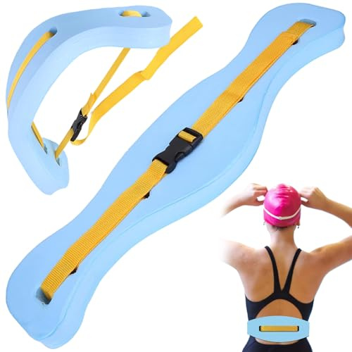 Schwimmgürtel Einstellbarer Auftrieb Floating Belt Eva Training Lernflotation Hilfe mit Schnalle kaltem Widerstand wiederverwendbar für niedrige Swimmingpool -Workouts für Erwachsene oder Kind