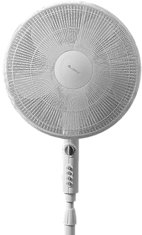Housse de ventilateur - Cache-poussière pour ventilateur sur pied - Protection des doigts pour - En maille pour la maison, le bureau, le magasin, l'aire de jeux, le salon et d'autres endroits